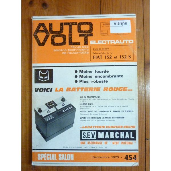 132 132S Revue Technique Electronic Auto Volt Fiat