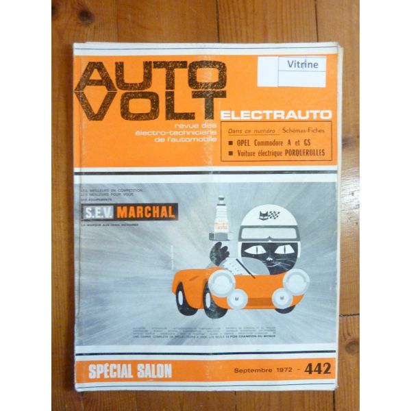 Commodore A GS Revue Technique Electronic Auto Volt Opel