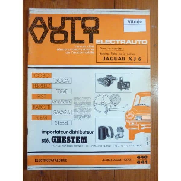 XJ6 Revue Technique Electronic Auto Volt Jaguar