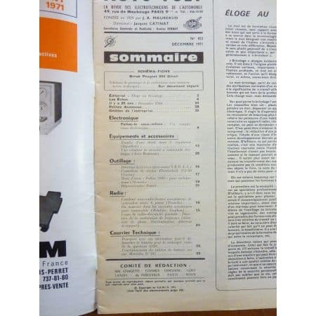 204 Die Revue Technique Electronic Auto Volt Peugeot