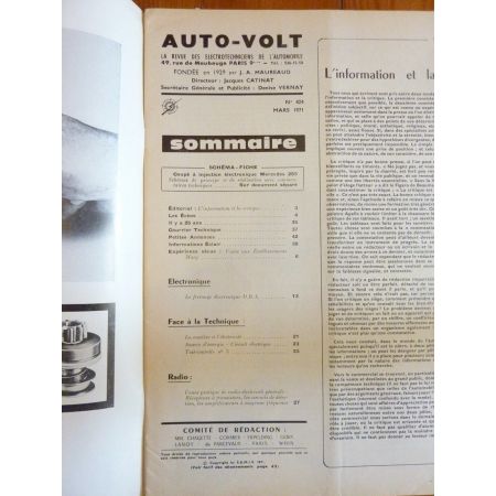250 Inj Revue Technique Electronic Auto Volt Mercedes