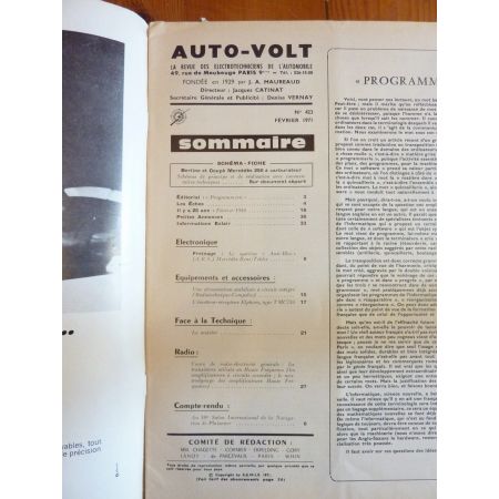 1000 4-5-6cv Revue Technique Electronic Auto Volt Talbot Simca