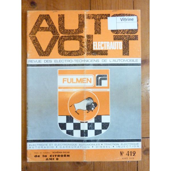 AMI 8 Revue Technique Electronic Auto Volt Citroen