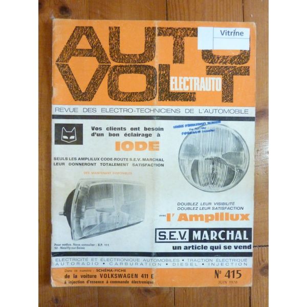411E Revue Technique Electronic Auto Volt Volkswagen