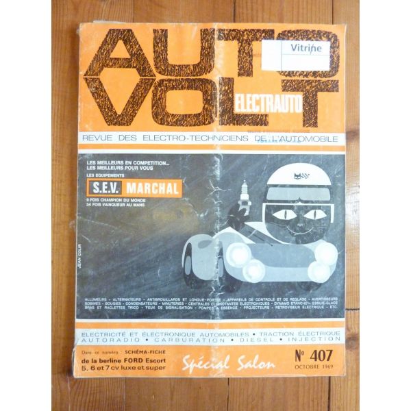 Escort 5-7cv Revue Technique Electronic Auto Volt Ford