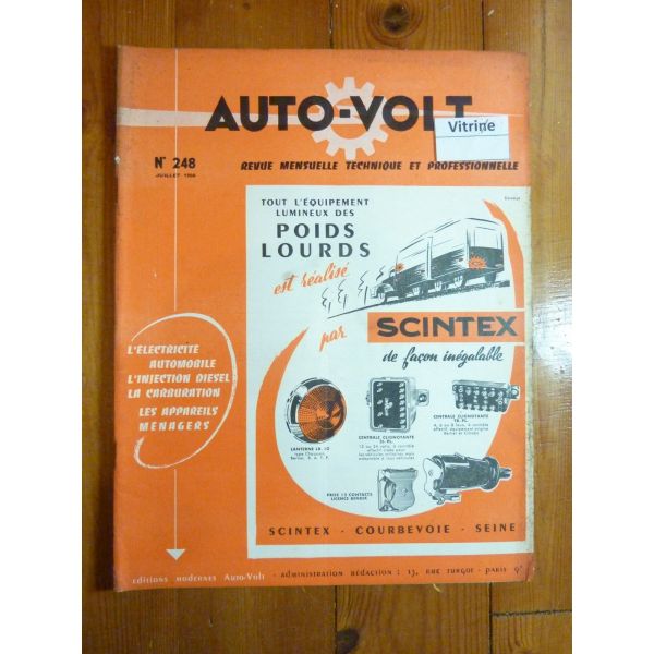 54C-56C-4C  Revue Technique Electronic Auto Volt Motobecane