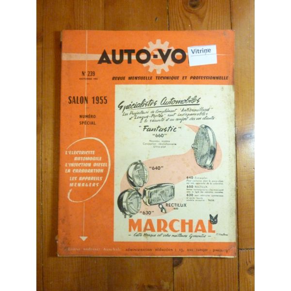 Vedette 55   Revue Electronic Auto Volt Simca