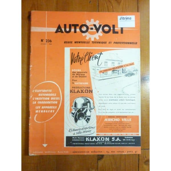 600  Revue Technique Electronic Auto Volt Fiat