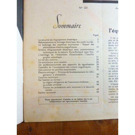 Dyna VLL Revue Technique Electronic Auto Volt Panhard