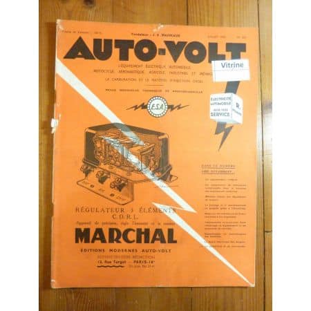 Régulateurs  Revue Technique Electronic Auto Volt 