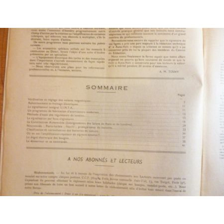 Régulateurs  Revue Technique Electronic Auto Volt 