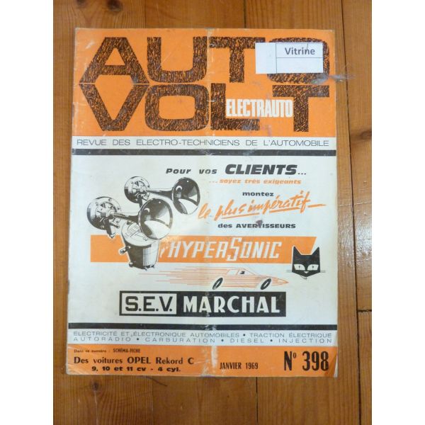 Rekord C Revue Technique Electronic Auto Volt Opel