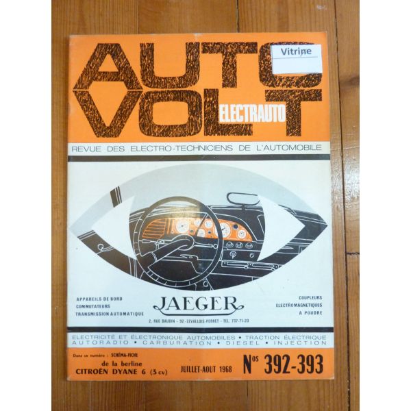 Dyane 6 Revue Technique Electronic Auto Volt Citroen