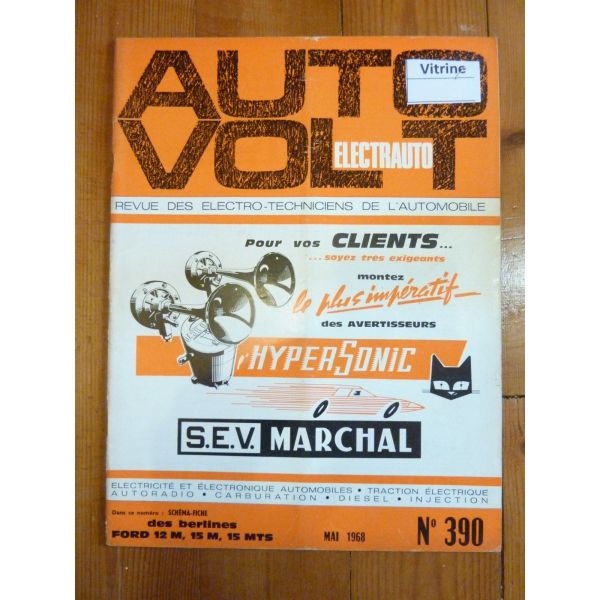 12M 15M 15MTS Revue Technique Electronic Auto Volt Ford