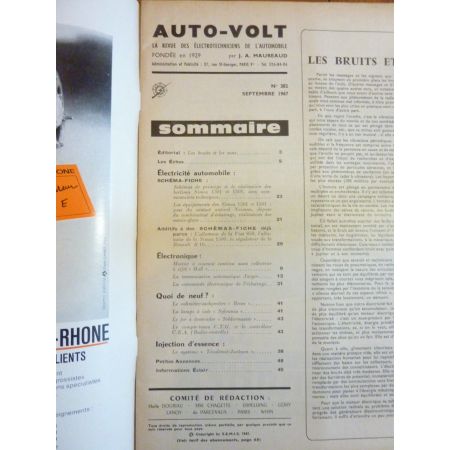 1301 1501 Revue Technique Electronic Auto Volt Talbot Simca