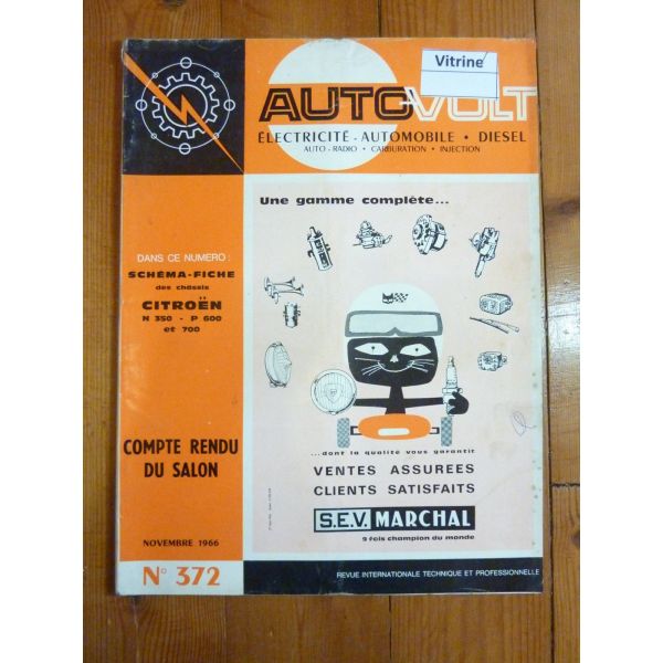 N350 P600 P700 Revue Technique Electronic Auto Volt Citroen