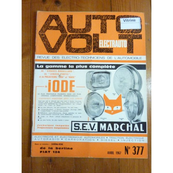 124 Revue Technique Electronic Auto Volt Fiat