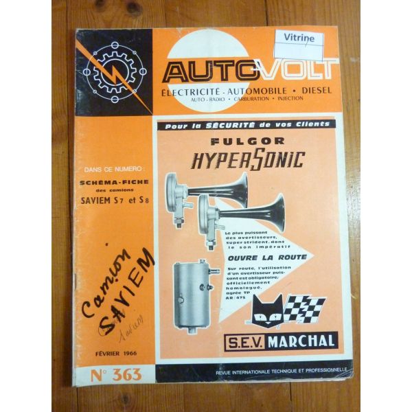 S7 S8 Revue Technique Electronic Auto Volt Saviem