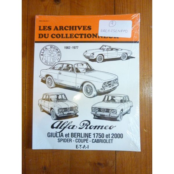 Giulia 62-77 Revue Technique Les Archives Du Collectionneur Alfa