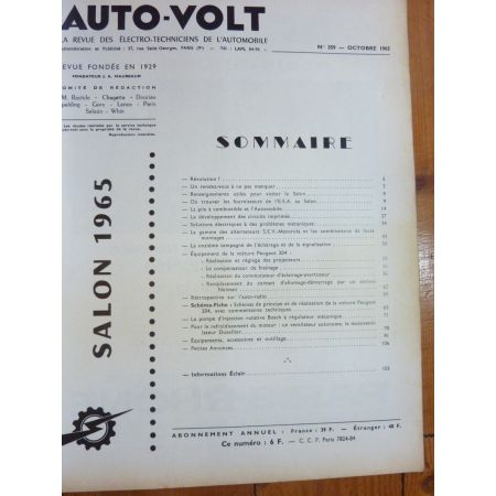 204 Revue Technique Electronic Auto Volt Peugeot