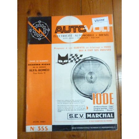 Giulia TI Revue Technique Electronic Auto Volt Alfa Romeo