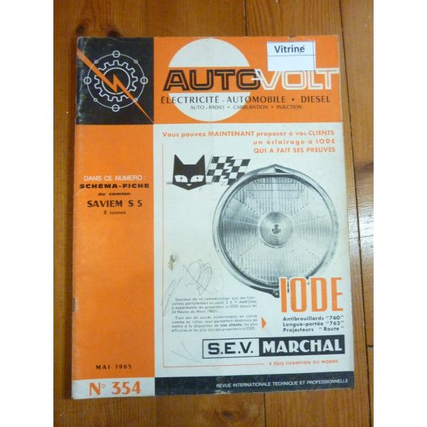 S5 Revue Technique Electronic Auto Volt Saviem