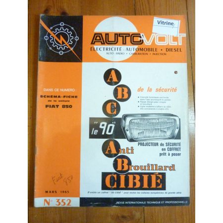 850 Revue Technique Electronic Auto Volt Fiat