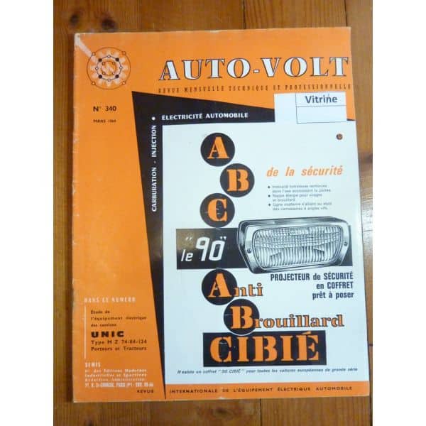 MZ 74-84-124 Revue Technique Electronic Auto Volt Iveco Unic