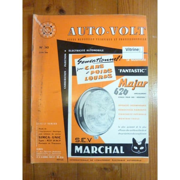 MZU 34 36 37 Revue Technique Electronic Auto Volt Iveco Unic