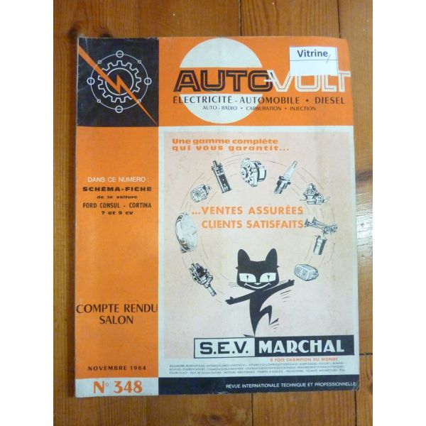 Consul Cortina Revue Technique Electronic Auto Volt Ford