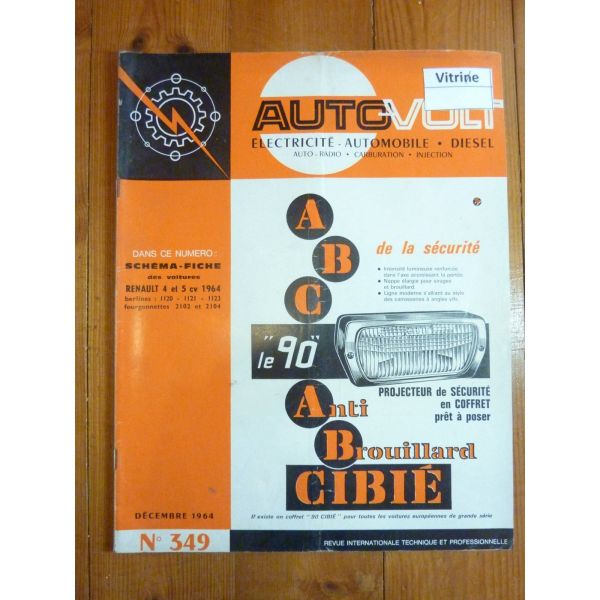 4cv 5cv Revue Technique Electronic Auto Volt Renault