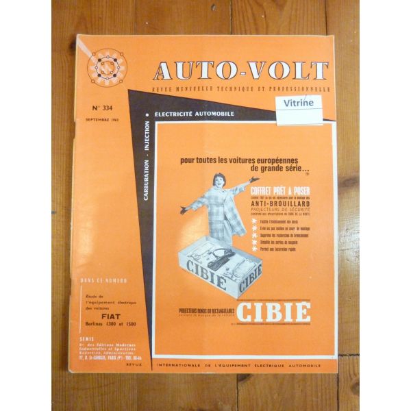 1300cc 1500cc Revue Technique Electronic Auto Volt Fiat