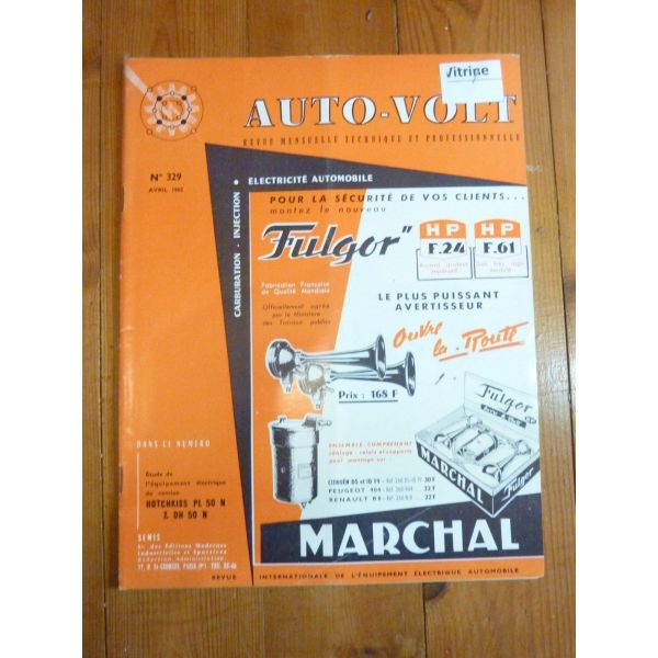 PL50N DL50N Revue Technique Electronic Auto Volt Hotchkiss