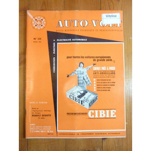 Estafette Revue Technique Electronic Auto Volt Renault