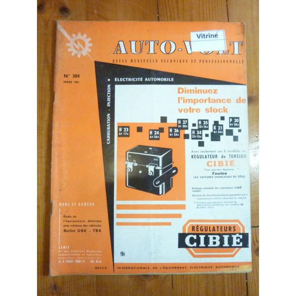 GBK TBK Revue Technique Electronic Auto Volt Berliet