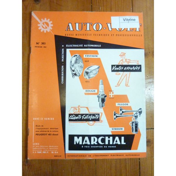 403 Die Revue Technique Electronic Auto Volt Peugeot