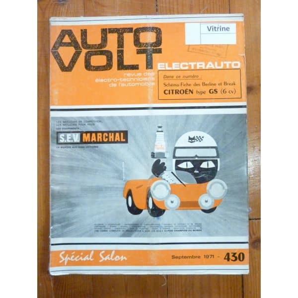 GS 6cv Revue Technique Electronic Auto Volt Citroen