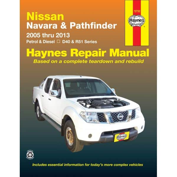 Navara D40 & Pathfinder R51 05-13  Revue technique Haynes NISSAN Anglais