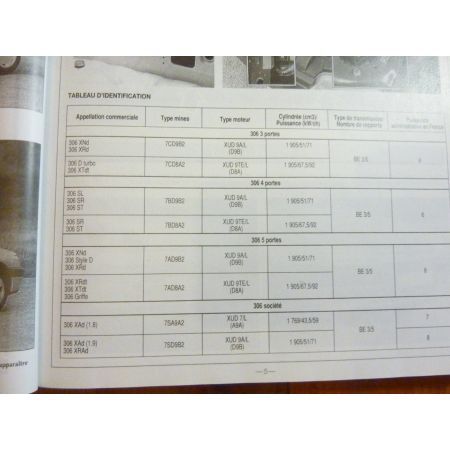 306 D 93-02 Revue Technique Peugeot