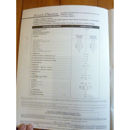 C5 HDI Revue Technique Citroen