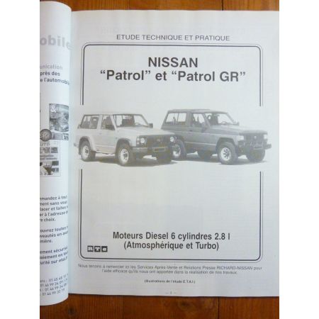 Patrol GR -98 Revue Technique Nissan
