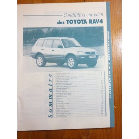 RAV 4  Revue Technique Toyota