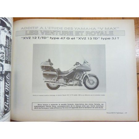 VMAX VENTURE Revue Technique moto Yamaha