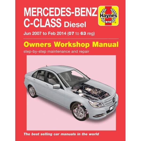 C-Class Diesel 07-14 Revue technique Haynes MERCEDES Anglais