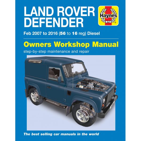 Defender Diesel 07-16 Revue technique Haynes LAND-ROVER Anglais