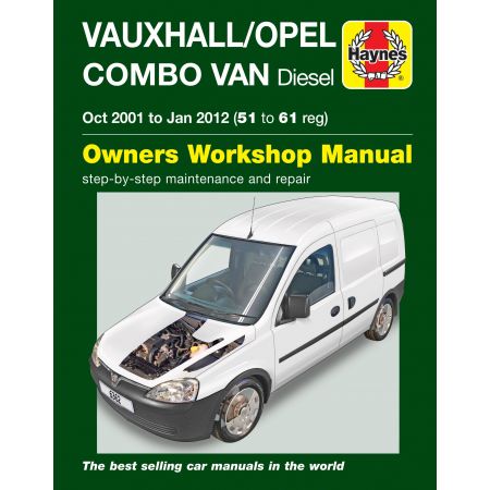 Combo Diesel Van 01-12 Revue technique Haynes OPEL VAUXHALL Anglais