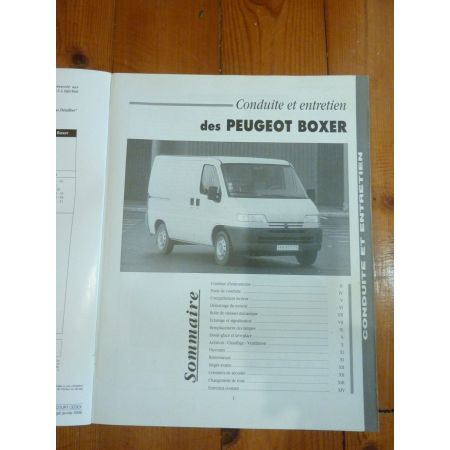 Jumper Boxer Revue Technique Citroen Fiat Peugeot