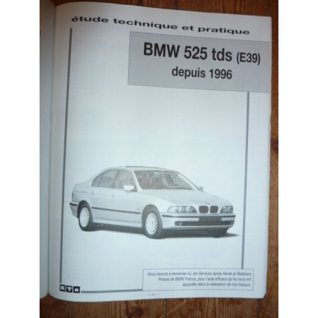 525tds E39 96- Revue Technique Bmw