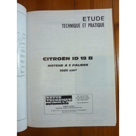 ID19 ID20 Revue Technique Les Archives Du Collectionneur Citroen