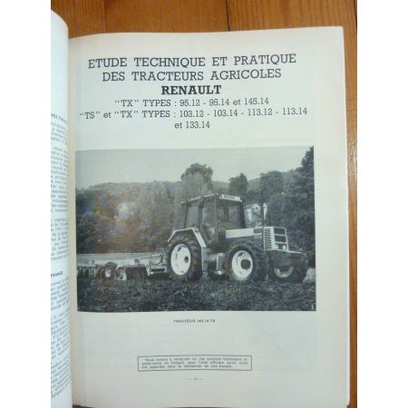95 a 133 TX - TS  Revue Technique Agricole Renault